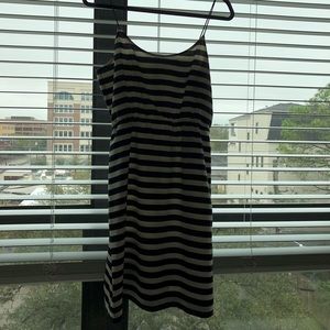 JCREW BLACK AND WHITE DRESS
